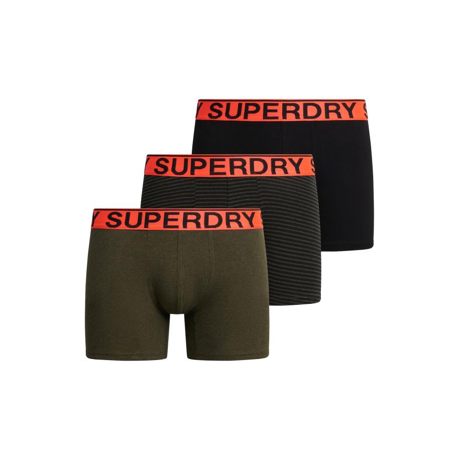 Superdry Superdry Boxershorts olijfgroen / kreeft / zwart -