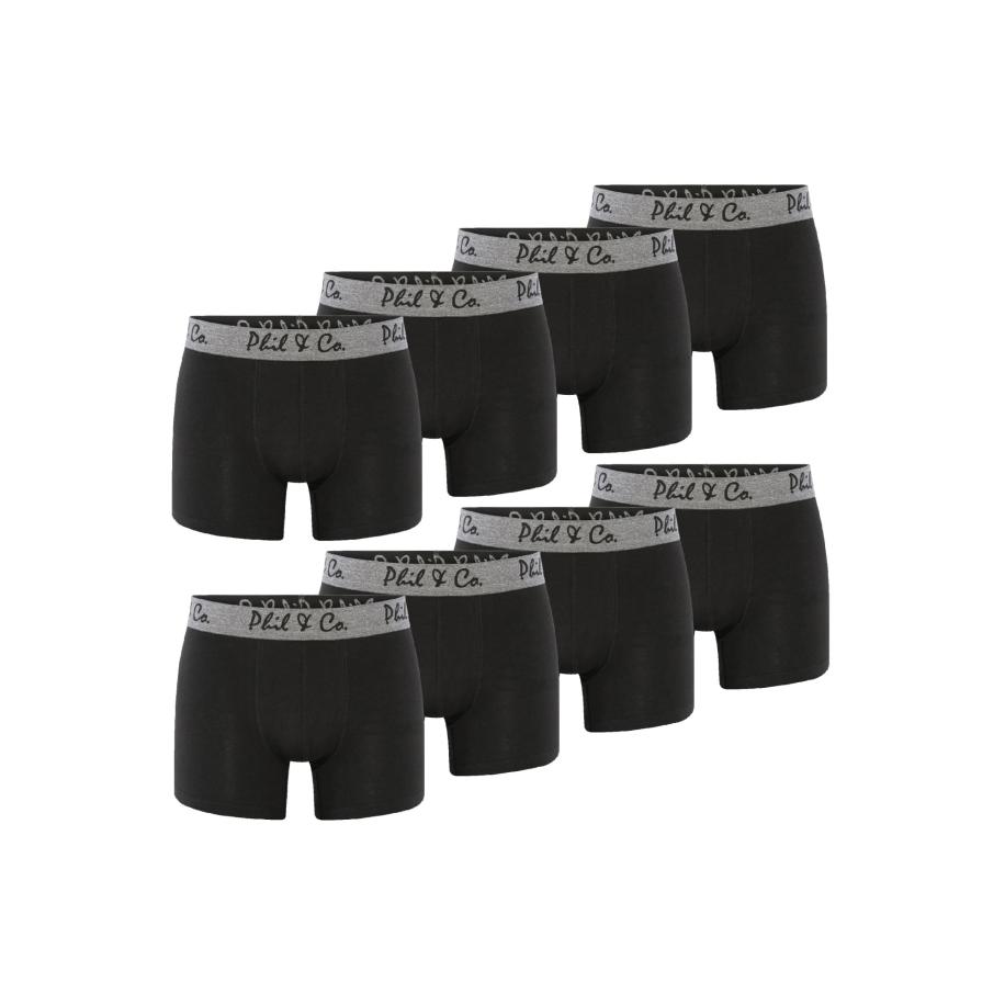 Phil & Co. Berlin Phil & Co. Berlin Boxershorts grijs / zwart -