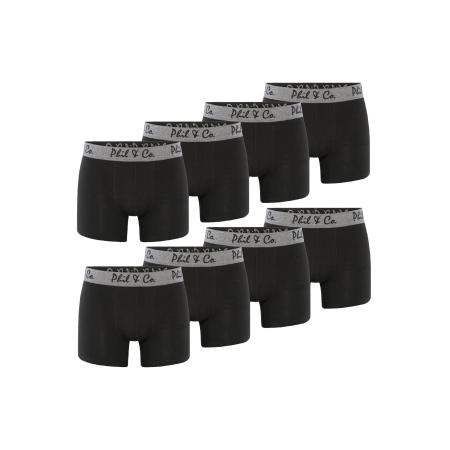 Phil & Co. Berlin Phil & Co. Berlin Boxershorts grijs / zwart