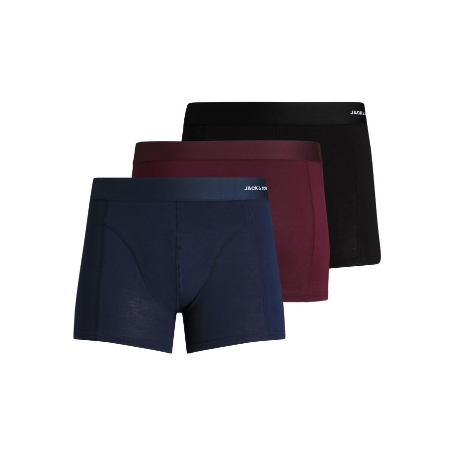 Jack & Jones JACK & JONES Boxershorts navy / bordeaux / zwart / wit -