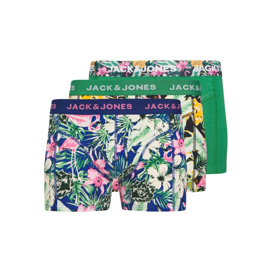 Jack & Jones JACK & JONES Boxershorts JACFRED FLAMINGO navy / groen / oudroze / zwart -