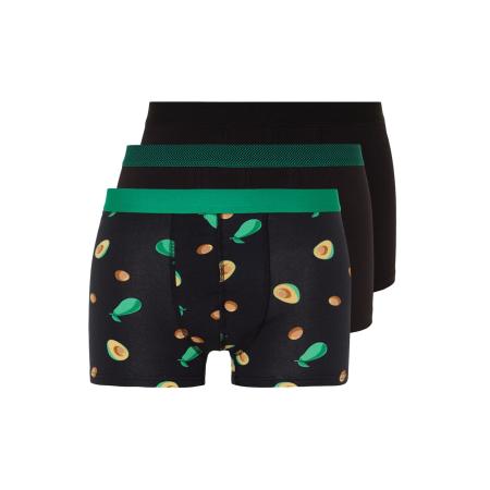 Trendyol Trendyol Boxershorts karamel / geel / smaragd / zwart