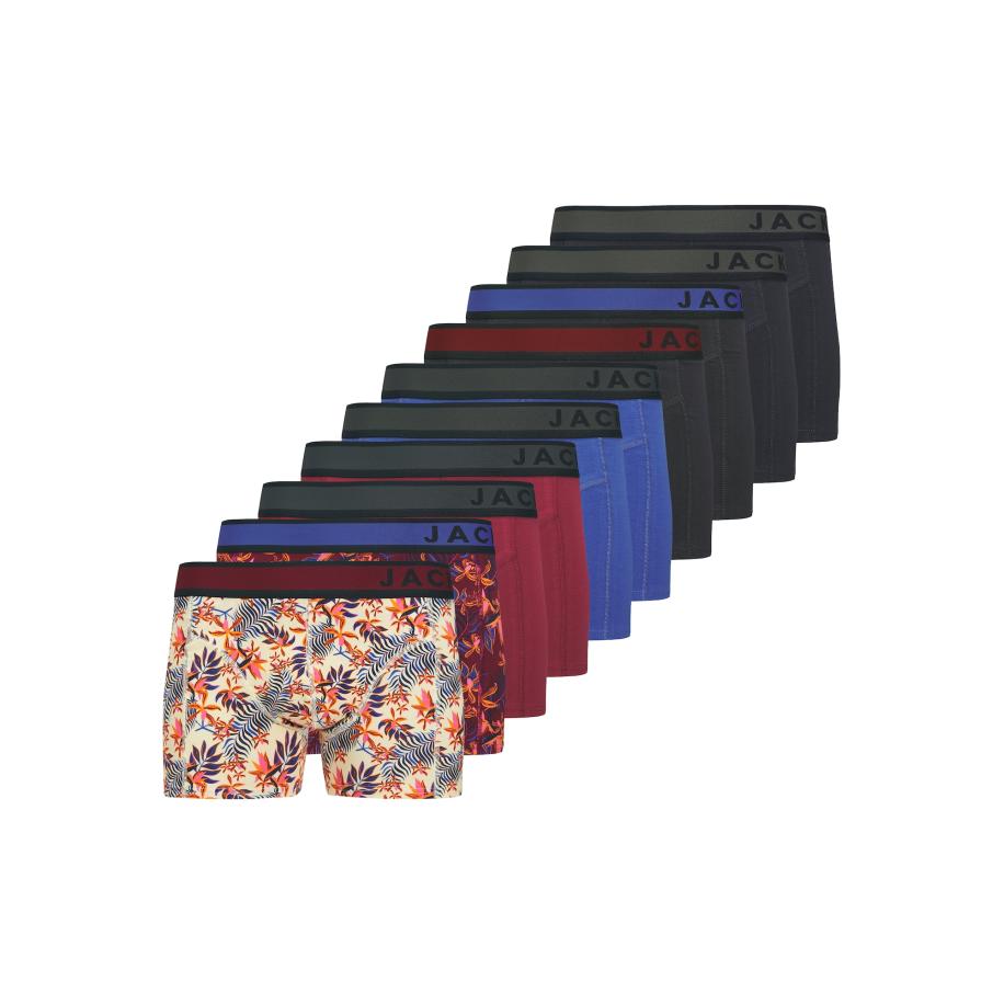 Jack & Jones JACK & JONES Boxershorts JACLandon ivoor / navy / royal blue/koningsblauw / cranberry -