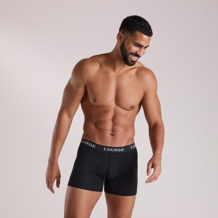 Everyday Herenboxershorts (3-Pack) Effen Zwart M