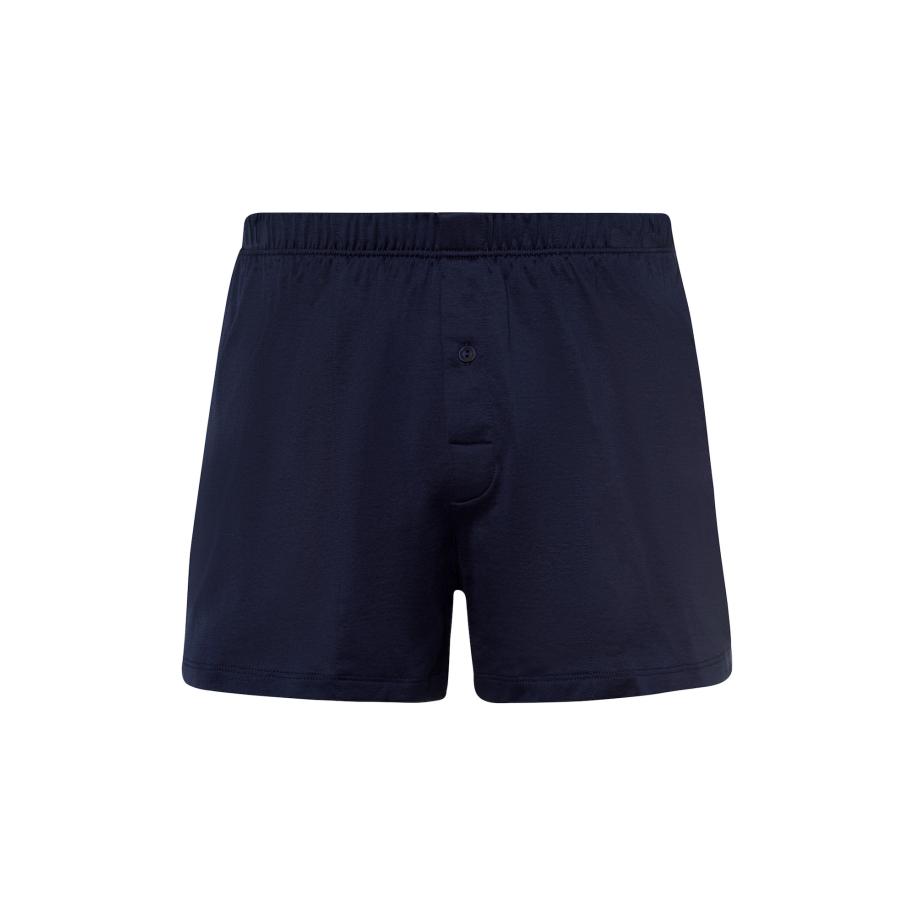 Hanro Hanro Boxershorts Cotton Sporty donkerblauw -