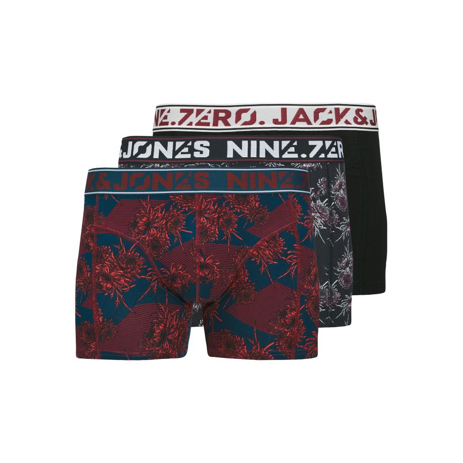 Jack & Jones JACK & JONES Boxershorts JACKENDRIC navy / antraciet / bordeaux / zwart -