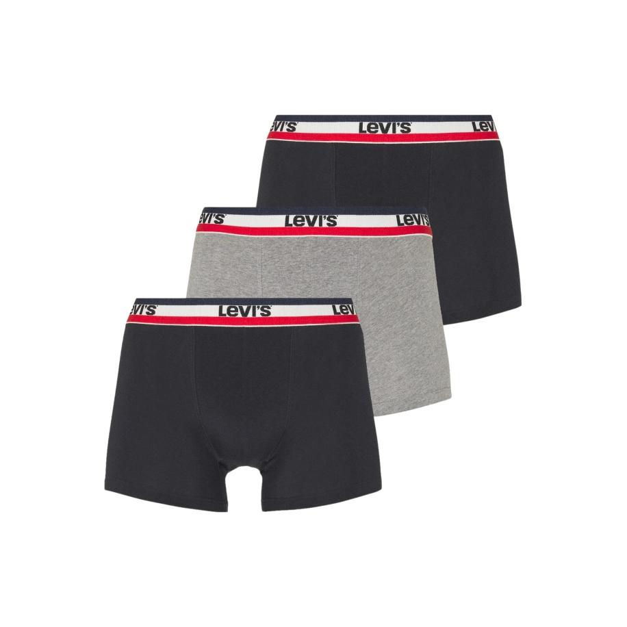 Levi's LEVIS ® Boxershorts grijs gemêleerd / rood / zwart / wit -