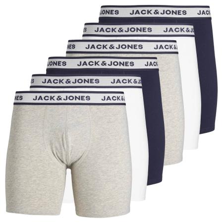 Jack & Jones JACK & JONES Boxershorts navy / lichtgrijs / zwart / wit
