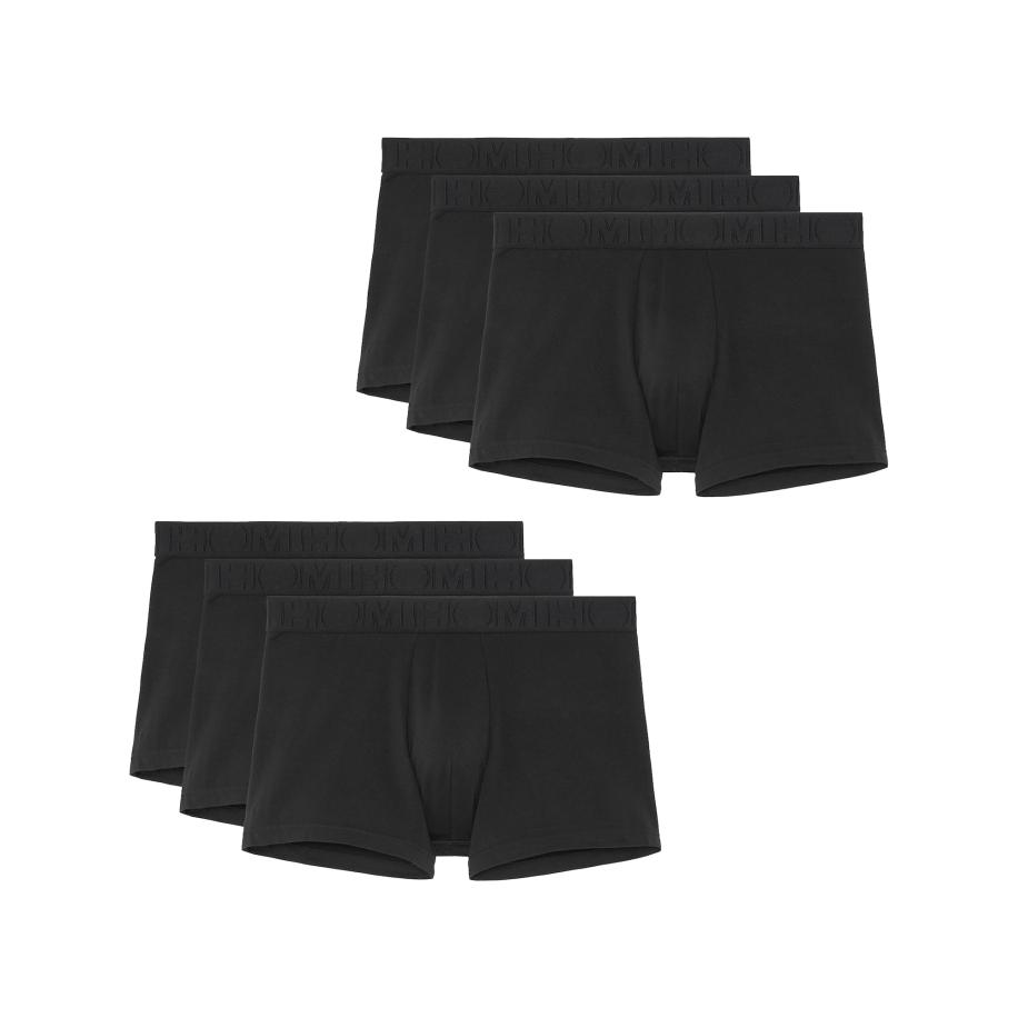 HOM HOM Boxershorts Tonal Pack no.2 zwart -
