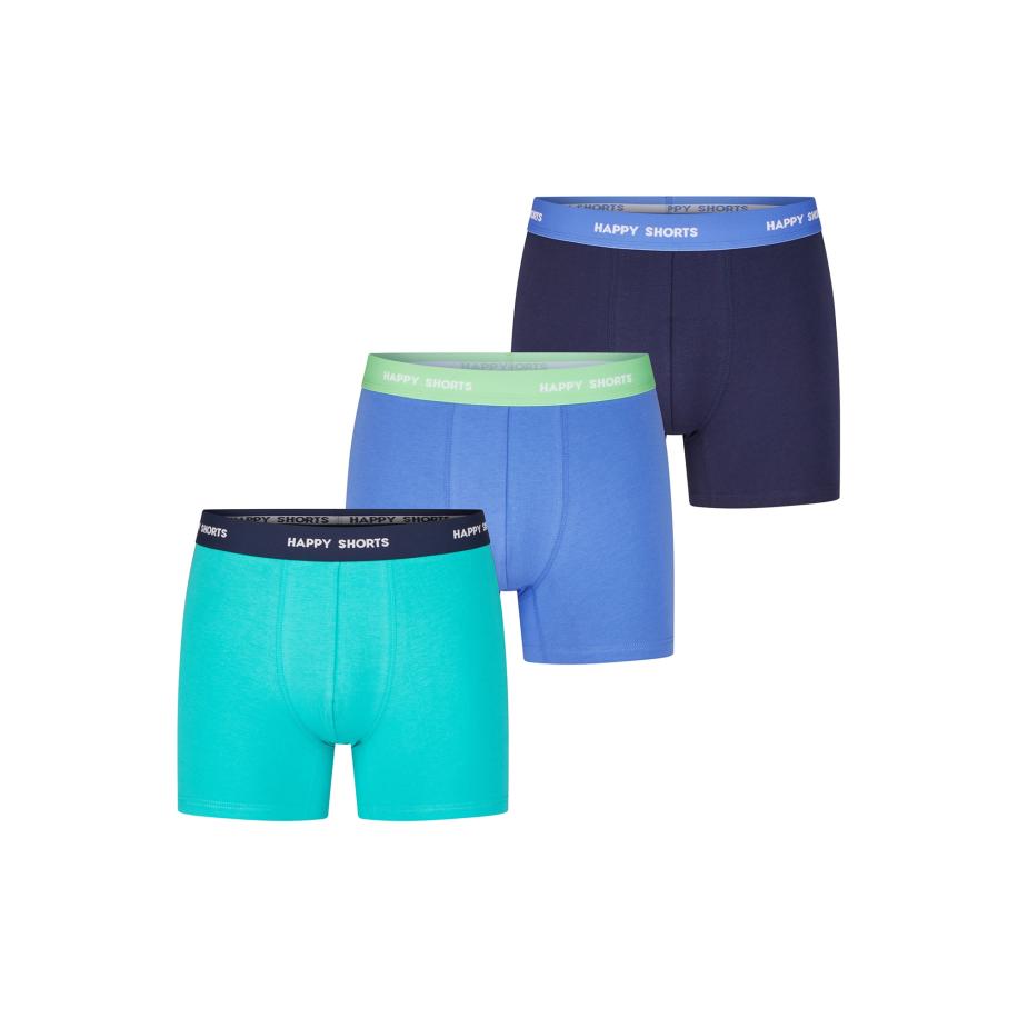 Happy Shorts Happy Shorts Boxershorts blauw / navy / aqua / mintgroen -