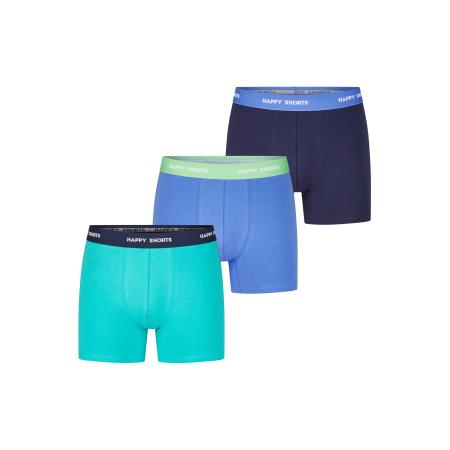 Happy Shorts Happy Shorts Boxershorts blauw / navy / aqua / mintgroen