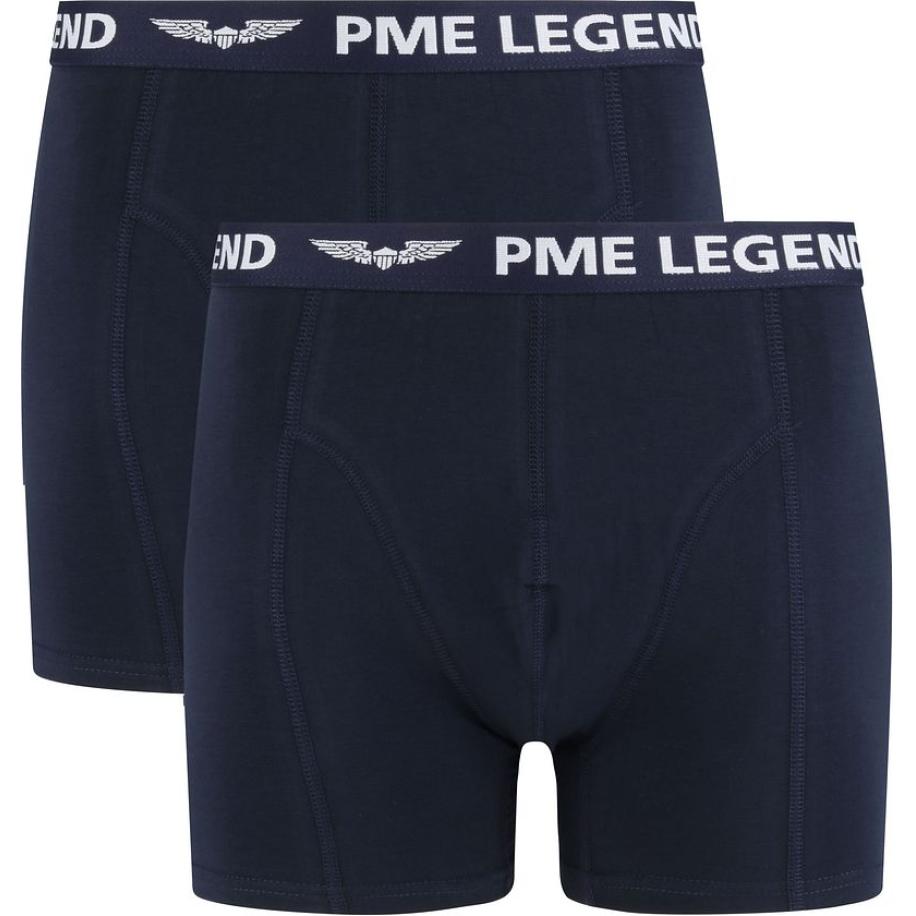 PME Legend Boxershorts 2-Pack Uni Donkerblauw Blauw