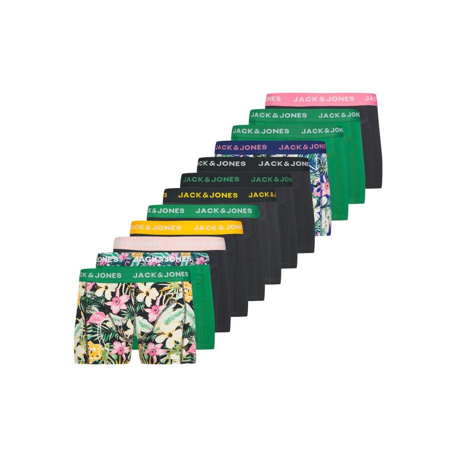 Jack & Jones JACK & JONES Boxershorts Jacfred Flamingo navy / groen / oudroze / zwart -