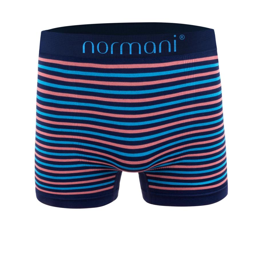 normani normani Boxershorts blauw / donkerblauw / oranje -