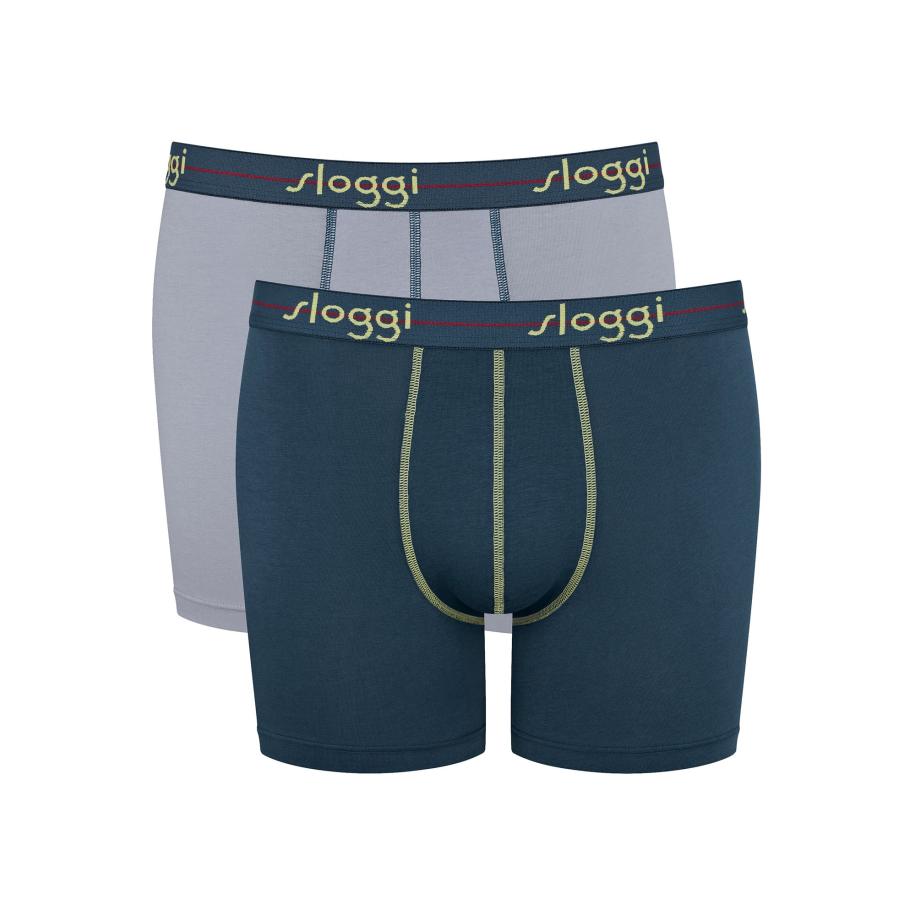 Sloggi SLOGGI Boxershorts Start geel / grijs / zwart -
