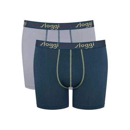 Sloggi SLOGGI Boxershorts Start geel / grijs / zwart
