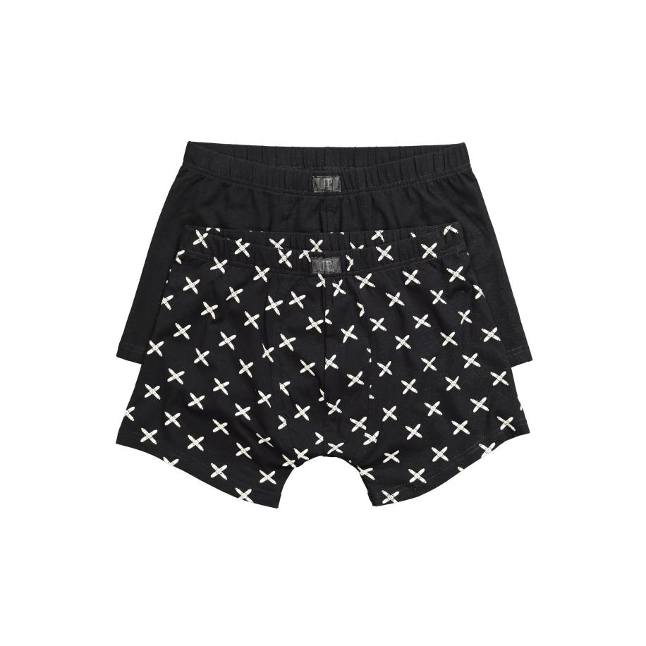 JP1880 JP1880 Boxershorts zwart / wit -