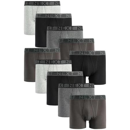 Next Next Boxershorts taupe / lichtgrijs / grijs gemêleerd / zwart