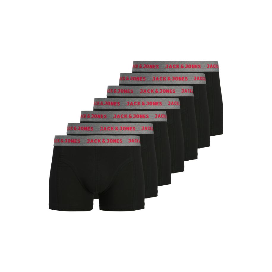 Jack & Jones JACK & JONES Boxershorts grijs / rood / zwart -