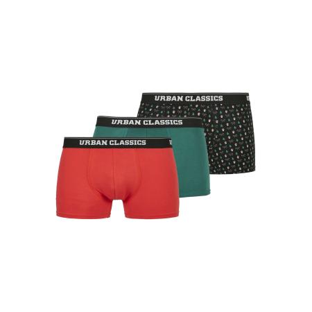 Urban Classics Urban Classics Boxershorts navy / groen / rood