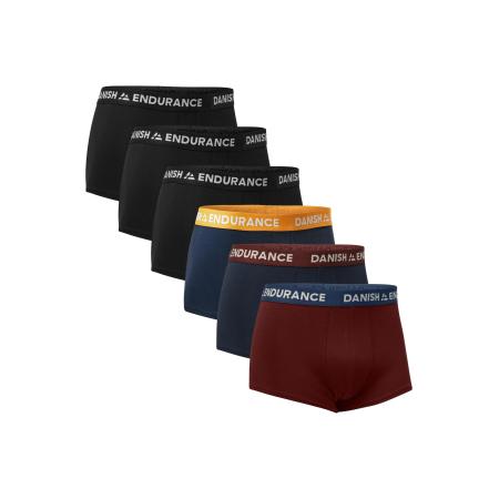DANISH ENDURANCE DANISH ENDURANCE Boxershorts navy / bordeaux / zwart