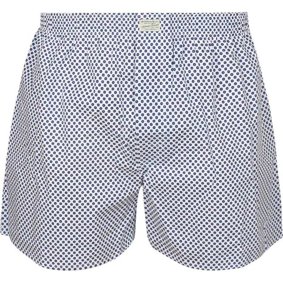Steppin' Out Boxershort Bloem Blauw Blauw