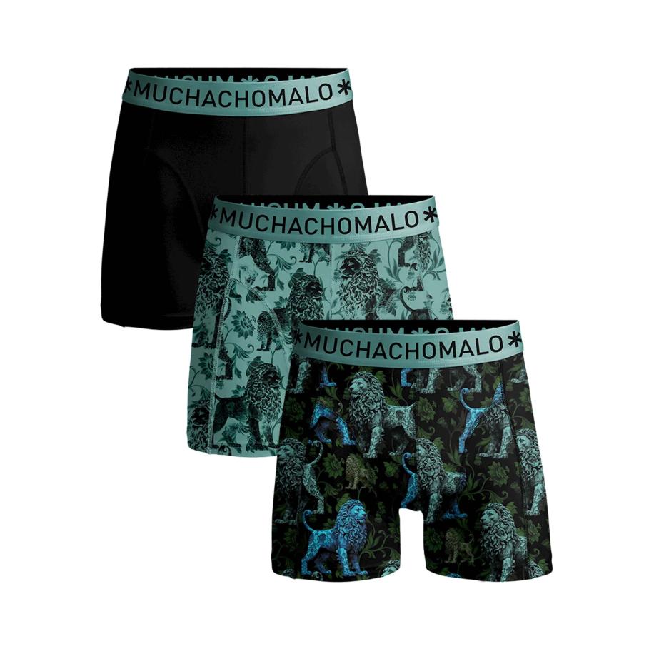 Muchachomalo Men 3-Pack Boxer Shorts Speciale Deal Zwart