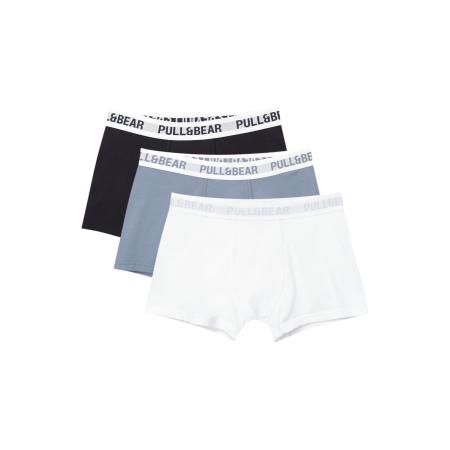 Pull&Bear Pull&Bear Boxershorts opaal / lichtgrijs / zwart / wit