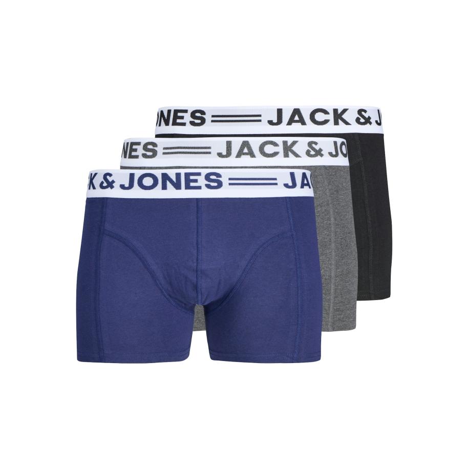 Jack & Jones JACK & JONES Boxershorts Sense donkerblauw / donkergrijs / zwart / offwhite -
