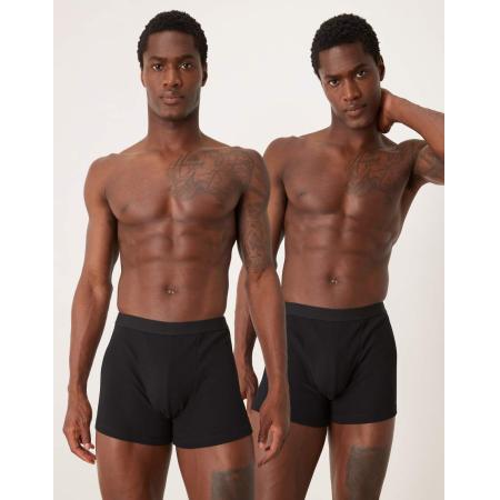 ASOS DESIGN - Capsule Collection - Set van 2 boxershorts in zwart-Groen