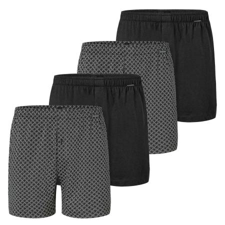 Schiesser SCHIESSER Boxershorts grijs / zwart