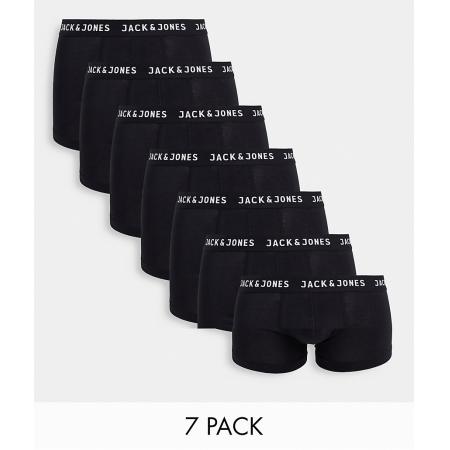 Jack & Jones - Set van 7 boxershorts in zwart