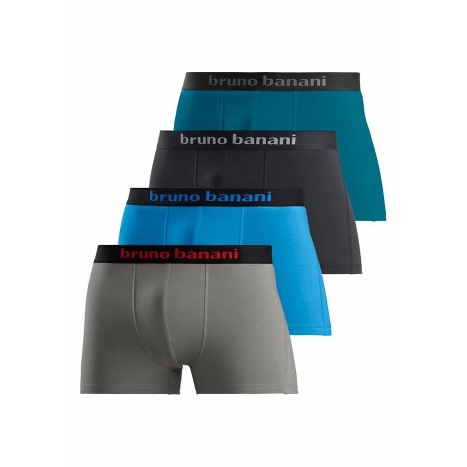 Bruno Banani Bruno Banani Boxershorts turquoise / rookgrijs / petrol / zwart -