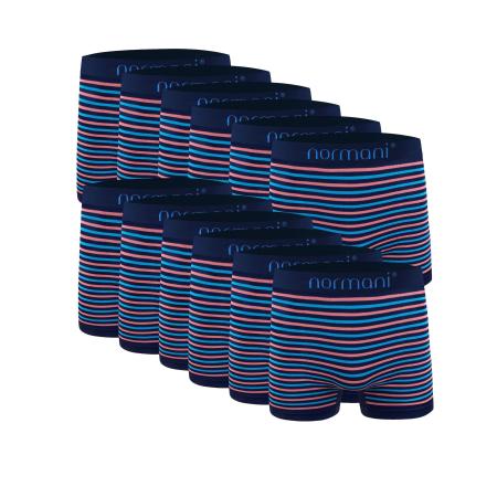normani Boxershorts blauw / rood