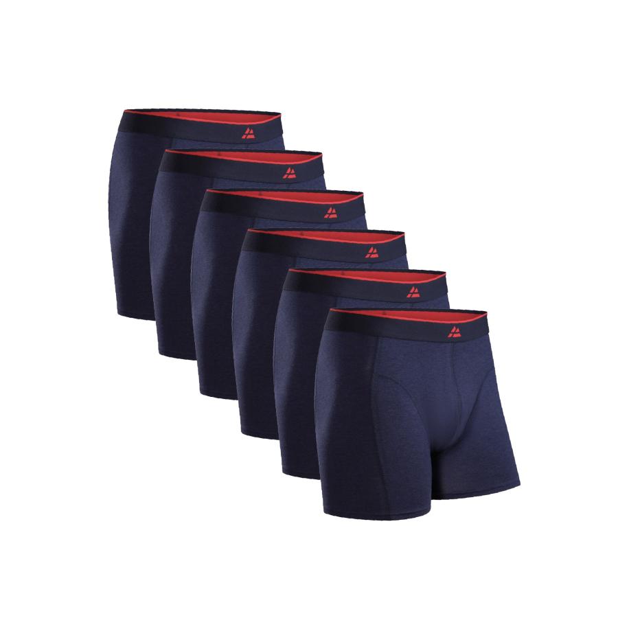 DANISH ENDURANCE DANISH ENDURANCE Boxershorts Bamboo navy / bloedrood -