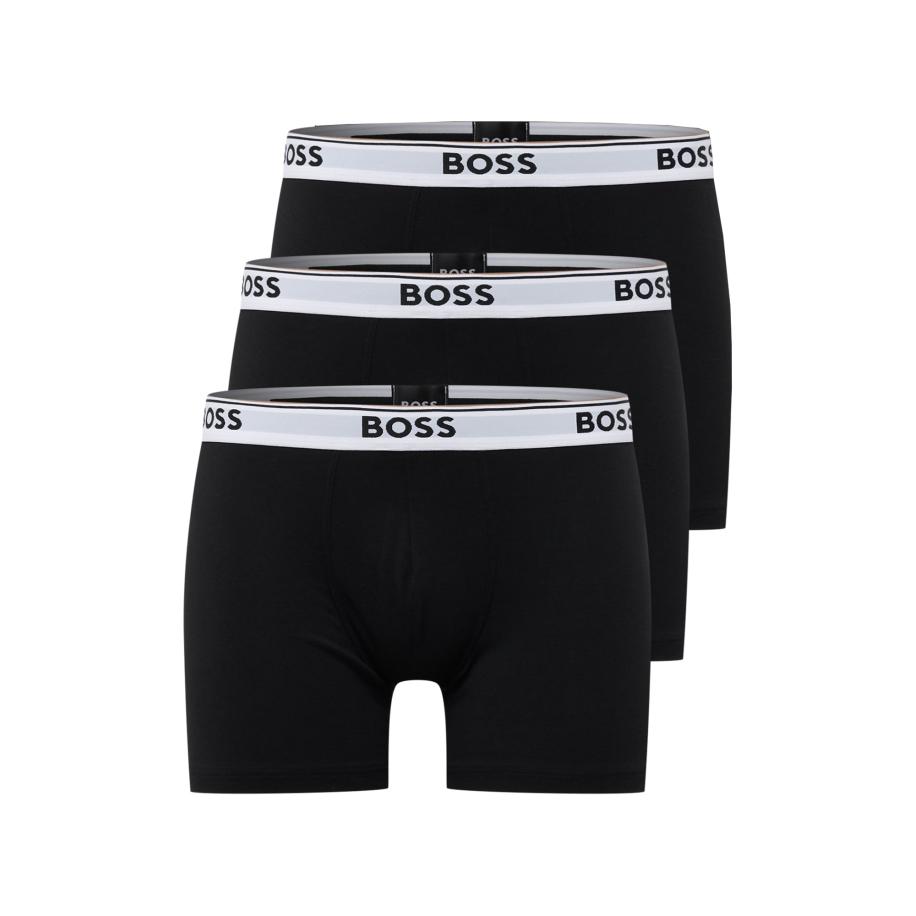 Hugo Boss BOSS Boxershorts Power lichtgrijs / zwart / wit -