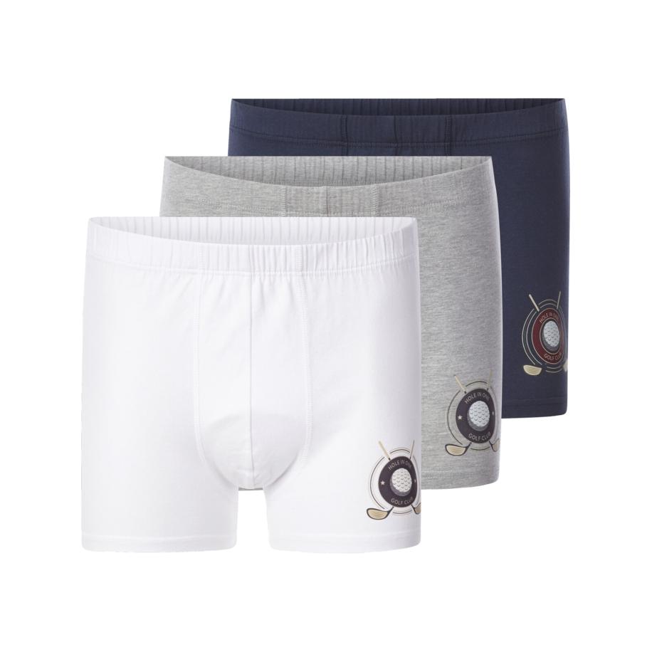 BABISTA Boxershorts grijs, Effen -