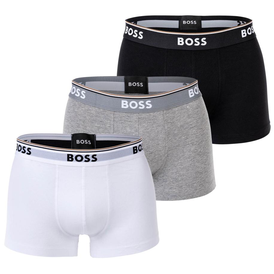 BOSS Korte Boxershorts Power 3-Pack 999 -