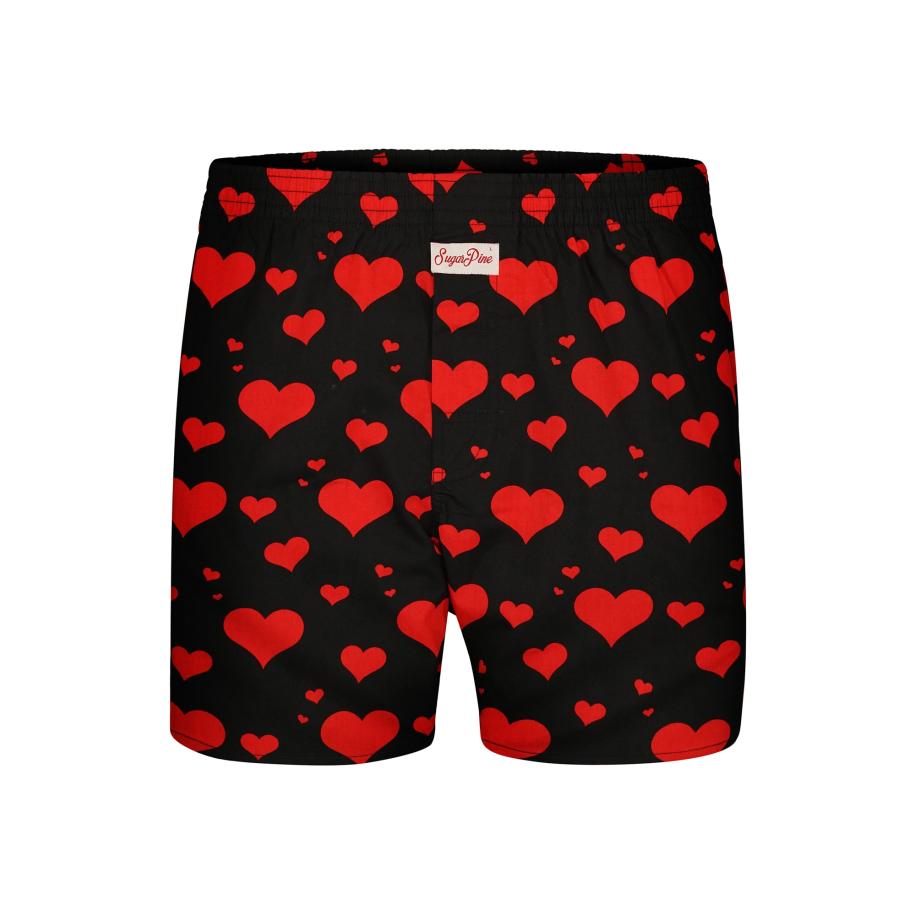 Sugar Pine Sugar Pine Boxershorts Webboxershorts weit Motive Print zwart -