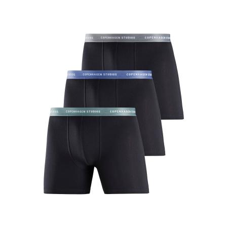 Copenhagen Studios Copenhagen Studios Boxershorts blauw / grijs / pastelgroen / zwart