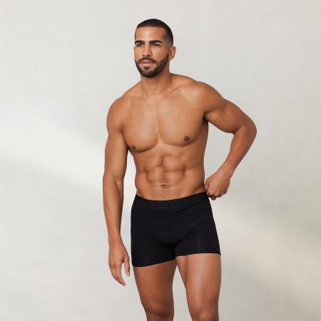Luxe Herenboxershorts (3-Pack) Zwart XL