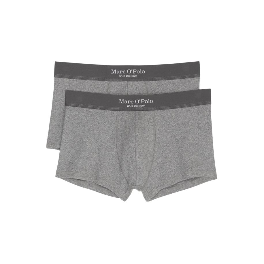 Marc O'Polo Marc OPolo Boxershorts Iconic Rib grijs -