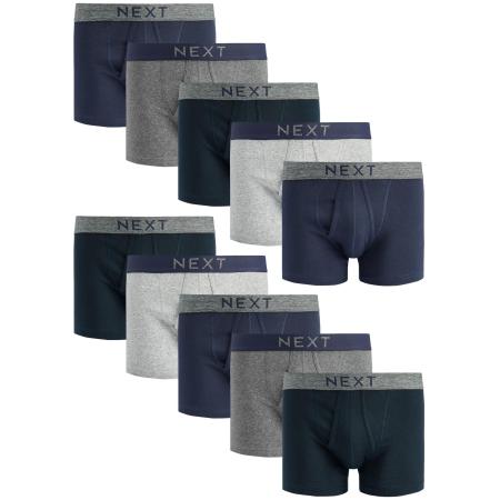 Next Next Boxershorts marine / navy / lichtgrijs / grijs gemêleerd / zwart