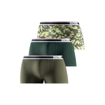 s.Oliver s.Oliver Boxershorts olijfgroen / smaragd / lichtgroen / wit