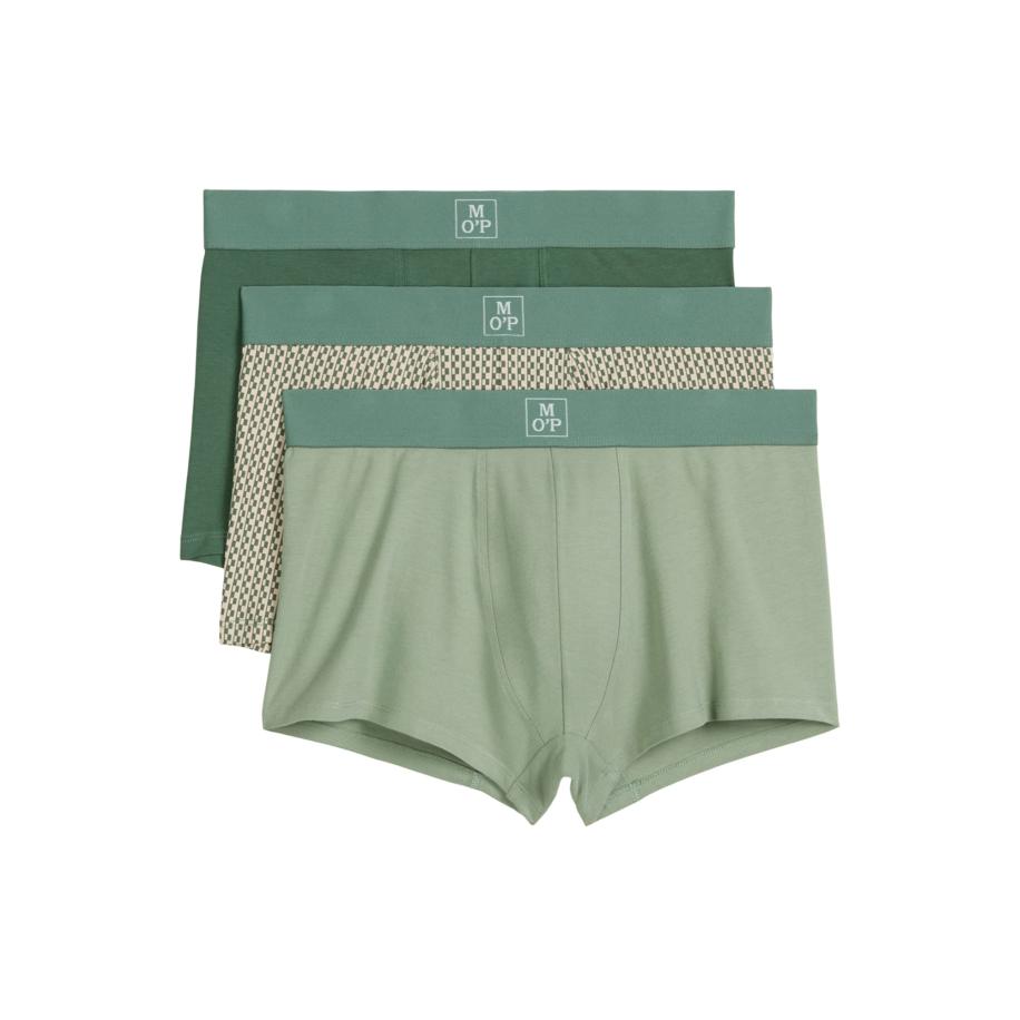 Marc O'Polo Marc OPolo Boxershorts Essentials beige / grasgroen / lichtgroen -