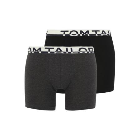 Tom Tailor TOM TAILOR Boxershorts donkergrijs / zwart / wit