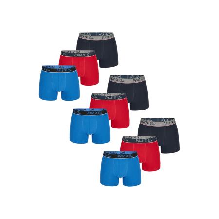 Phil & Co. Berlin Phil & Co. Berlin Boxershorts azuur / donkerblauw / knalrood