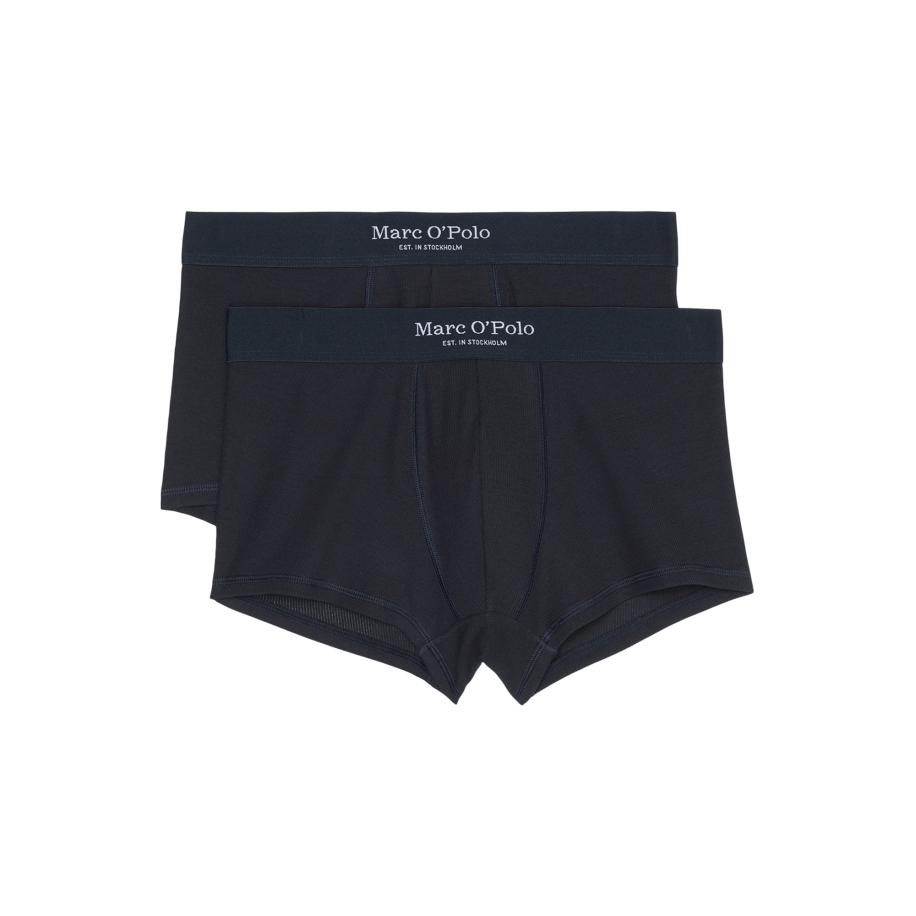 Marc O'Polo Marc OPolo Boxershorts Iconic Rib donkerblauw -