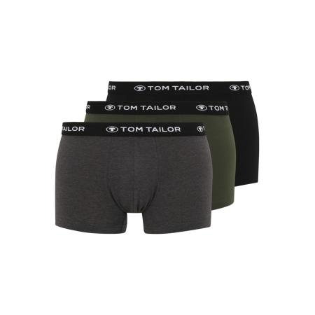 Tom Tailor TOM TAILOR Boxershorts grijs gemêleerd / kaki / zwart / wit