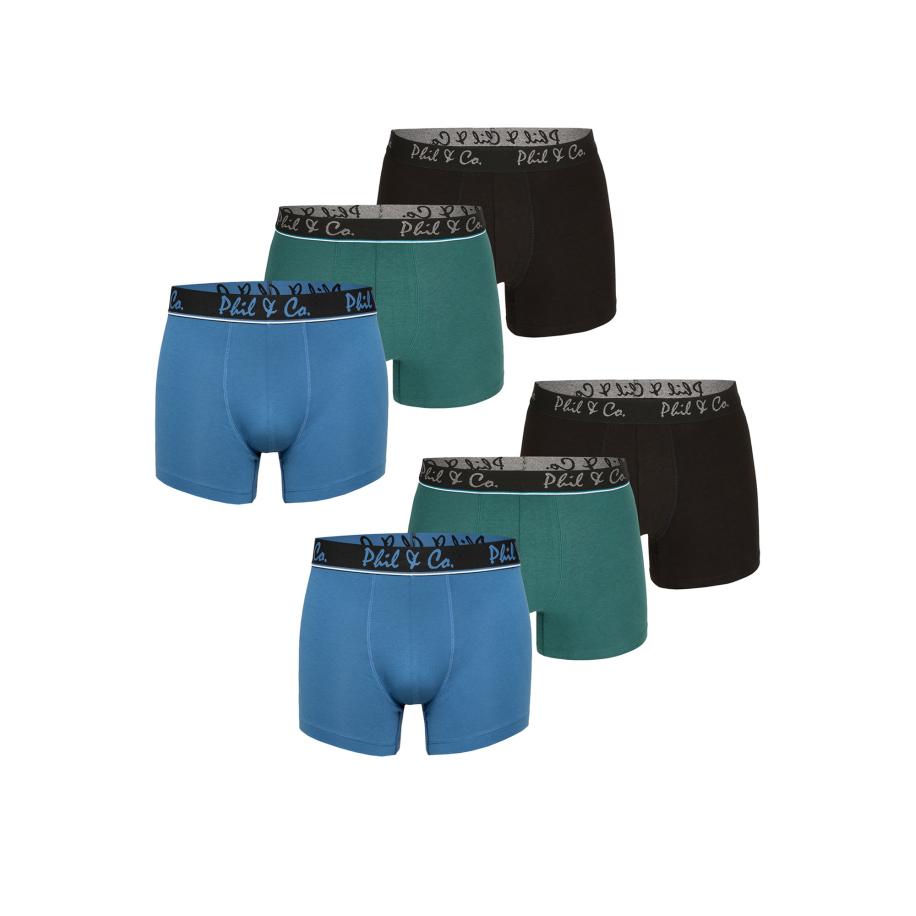 Phil & Co. Berlin Phil & Co. Berlin Boxershorts blauw / groen / zwart -